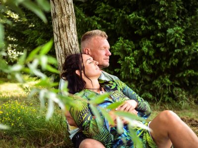 achteroverleunen stilte tuin energie spa